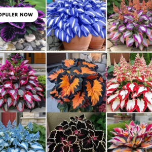 mixed color hosta seeds – shade loving perennials with stunning foliage, easy to grow, low maintenance, perfect for pots & garden beds