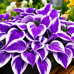 rare hosta seeds – colorful perennial shade plants for beginners & experts | easy to grow garden foliage