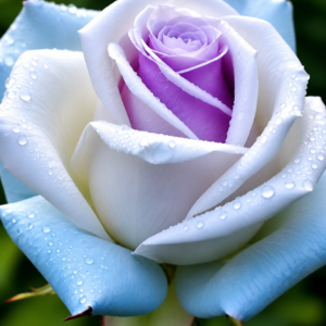icy rose frost queen – rare exotic flowering rose for home & garden